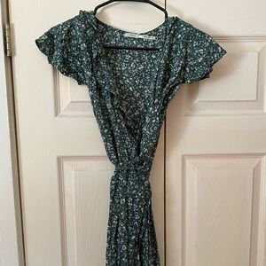 V-Neck Wrap Dress
